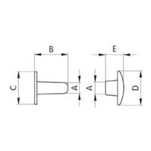 Nýt dutý dvojdílný 66        3x7    Ni  bal.5000