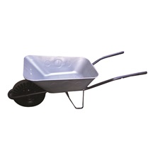 Kolečko stavební plné kola  80l pozinkovaná korba/bantam nosnost 100kg