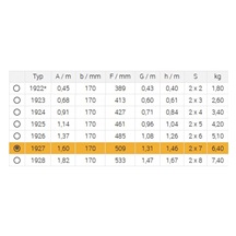 Schůdky AL 7 příček oboustranné 1927