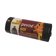 Sáčky odpadkové 60x72 60l /20 šedá
