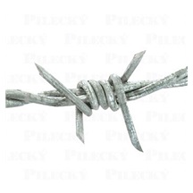 Drát ostnatý pozinkovaný   50 m