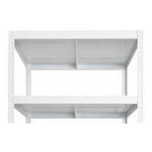 Regál DRUMY  1800x900x400 5 polic bílý   130kg