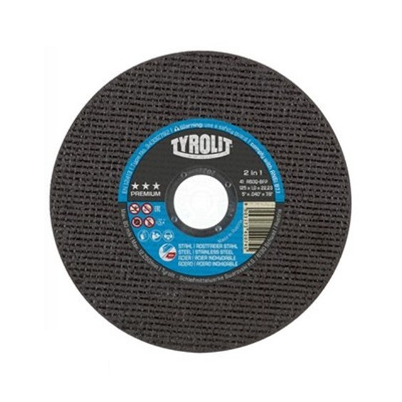 Kotouč řezný 125x1,0x22,2 A60QB80 2v1 TYROLIT PREMIUM