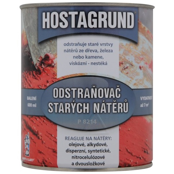 Odstraňovač nátěrů   Hostagrund P8214, 600 ml