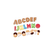 Vykrajovátka abeceda DELÍCIA KIDS, 34 ks