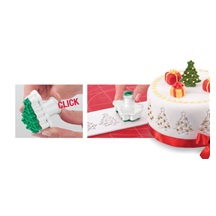 Vykrajovátka s razítkem DELÍCIA, 4 ks, Vánoce