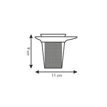 Sítko na čaj s víčkem TEO