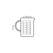 Odměrka skleněná DELÍCIA 1.0 l