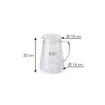 Džbán TEO 2.5 l, oranžová
