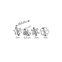 Tvořítka na vaflové rozetky DELÍCIA, 4 ks