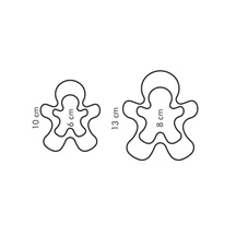 Oboustranná vykrajovátka panáčci DELÍCIA, 4 velikosti