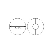 Linecké kolečko DELÍCIA pr. 4.5 cm
