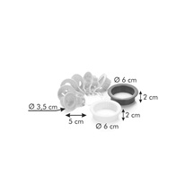 Vykrajovátka tradiční na linecké cukroví DELÍCIA, 8 ks
