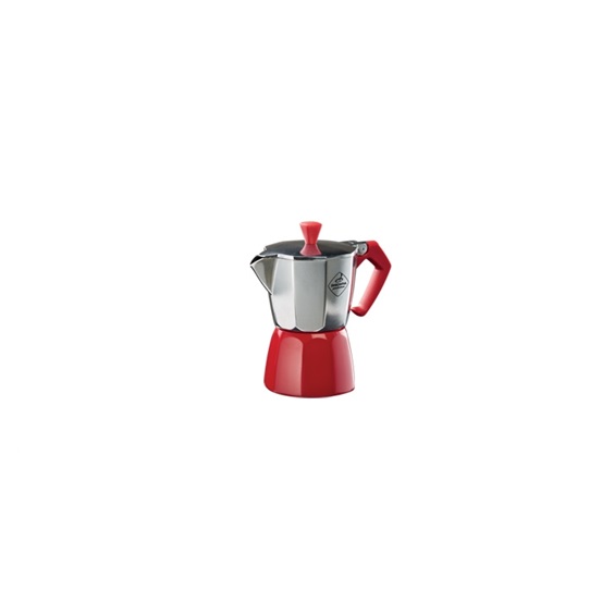 Kávovar PALOMA Colore, 1 šálek, červená