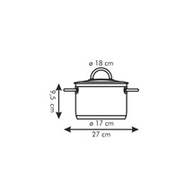 Kastrol VISION s poklicí pr. 18 cm, 2.0 l
