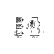 Univerzální mlýnek HANDY, 4 struhadla