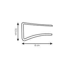 Spona na ubrus plastová PRESTO, 4 ks