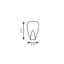 Háček samolepící PRESTO, 2 ks