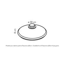 Skleněná poklice UNICOVER pr. 30 cm