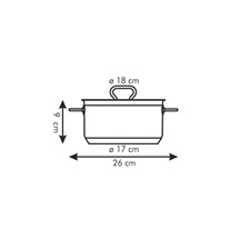 Kastrol HOME PROFI s poklicí pr. 18 cm, 2.0 l