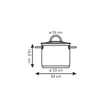 Hrnec VISION s poklicí pr. 24 cm, 7.0 l