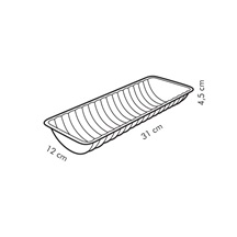 Forma srnčí hřbet DELÍCIA 31x12 cm