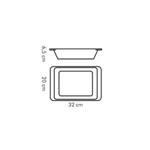 Zapékací mísa obdélníková GUSTO 32x20 cm