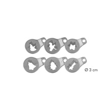 Vykrajovátka vánoční na linecké cukroví DELÍCIA, 8 ks