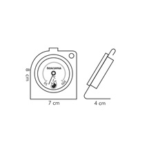 Teploměr do trouby GRADIUS