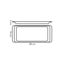 Podnos servírovací GUSTITO 38x16 cm