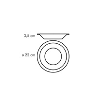 Hluboký talíř GUSTITO pr. 22 cm