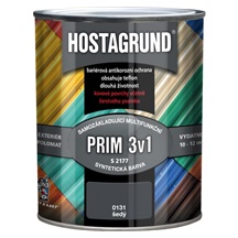 Hostagrund Prim 3v1 S2177 základní i vrchní barva na kov, 0131 šedá, 600 ml