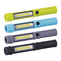 Svítilna plastová LED, 3W COB LED + 1x LED 3x AAA ,16ks.