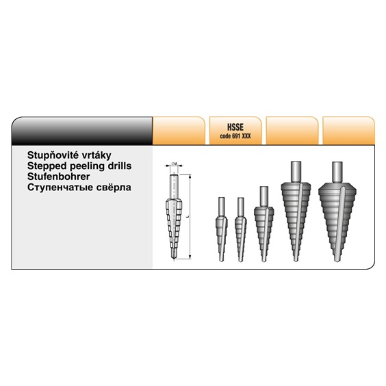 Vrták stupňovitý 10/20 HSSE