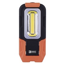 Svítilna plastová LED, 3W COB LED, 3x AA