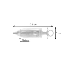 Zdobička pístová DELÍCIA, 8 trysek v zásobníku