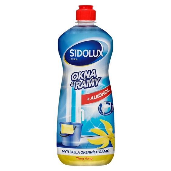 Sidolux čistič na okna a rámy s Ylang Ylang, 1 l