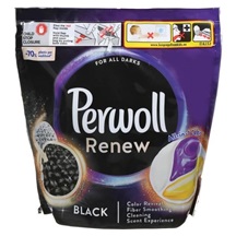 Perwoll kapsle na praní Renew Black, 32 praní