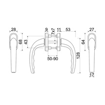 Rozety RHD.0012.F9016                    bílé
