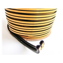 Těsnění universal  D 14x12mm    vratové  černé  baleno  40m