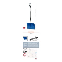 Odhrnovač ERGOSPECIAL  PE-55cm s násadou/AL násada-ILEX55