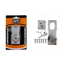 Petlice uzamykatelná 76mm   Chrom