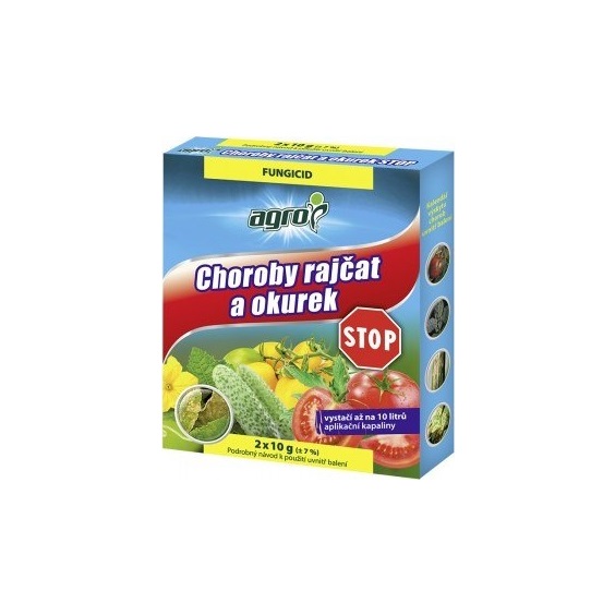 Postřik Choroby rajčat a okurek STOP 10ml  Fungicid