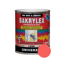 Bakrylex Univerzál lesk V2066 barva na dřevo a kov, 0820 červená, 700 g