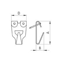 Háček IXA 40425/5 Ni (prodej na kusy)