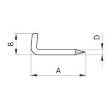 Skoba 40 1898/40 Zn (prodej na kusy)