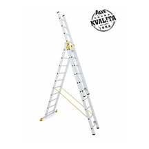 Žebřík trojdílný univerzální 8608 AL 525cm/PROFI/3x8 příček