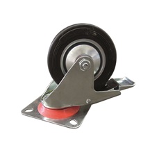 Kolo 100 otočné s brzdou 60kg