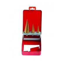 Sada stupňovitých vrtáků TiN 4-12/4-20/4-32mm