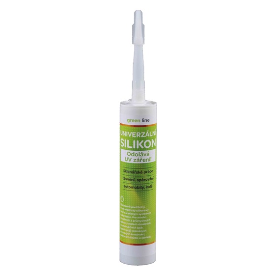 Silikon univerzál. 280ml Green Line transp.